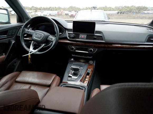 2018 Audi Q5 Premium Plus with VIN WA1BNAFY2J2015628, listed as a Copart auction lot 35915233 with 65,718 mi miles. Bid and sale history available at carsss.com. Image 8.