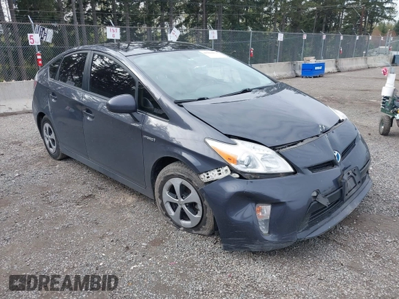 2014 Toyota Prius Four with VIN JTDKN3DU8E1806968, listed as a IAAI auction lot 41982273 with 185,180 mi miles. Bid and sale history available at carsss.com. Image 1.