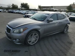 2011 Infiniti M37 with VIN JN1BY1APXBM322226, listed as a Copart auction lot 79061164 with 242,410 mi miles and Salvage Title. Bid and sale history available at carsss.com. Image 1.