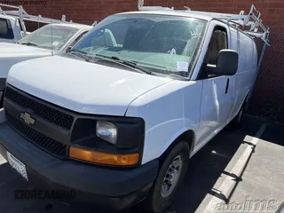 2014 Chevrolet Express Cargo with VIN 1GCWGFCA5E1181689, listed as a IAAI auction lot 42835597 with 157,826 mi miles and . Bid and sale history available at DreamBid. Image 9.