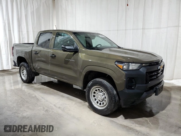 2023 Chevrolet Colorado 2WD Work Truck z VIN 1GCGSBEC3P1175984, wystawiony jako Copart lot #60032435 z przebiegiem 18 063 mil mil oraz Czysty tytuł • Clean title. Historia ofert i sprzedaży dostępna na DreamBid. Obrazek 4.
