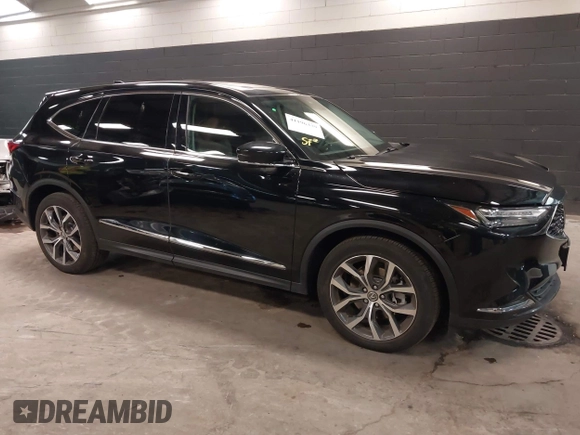 2024 Acura MDX w/Technology Package with VIN 5J8YE1H47RL022754, listed as a IAAI auction lot 41196339 with 6,829 mi miles. Bid and sale history available at carsss.com. Image 1.