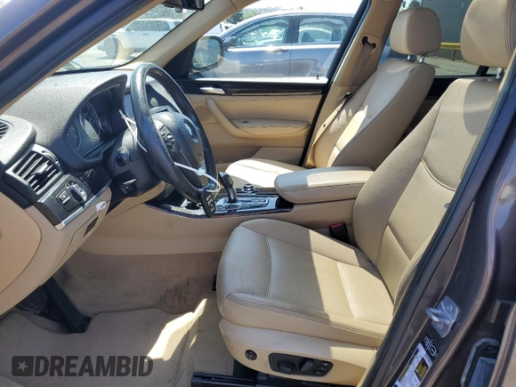 2014 BMW X3 xDrive35i z VIN 5UXWX7C50E0E80278, wystawiony jako Copart lot #56008965 z przebiegiem 154 760 mil mil oraz Szkoda całkowita • Salvage title. Historia ofert i sprzedaży dostępna na DreamBid. Obrazek 7.