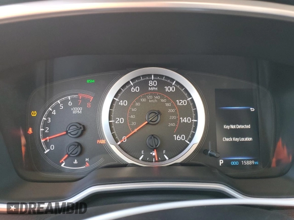 2019 Toyota Corolla Hatchback SE with VIN JTNK4RBE0K3049349, listed as a Copart auction lot 41365655 with 15,889 mi miles and Salvage Title. Bid and sale history available at carsss.com. Image 9.