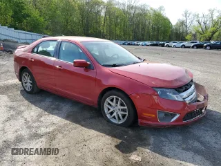 2011 Ford Fusion SEL with VIN 3FAHP0JA3BR230825, listed as a Copart auction lot 55125175 with 97,192 mi miles and Salvage Title. Bid and sale history available at DreamBid. Image 4.