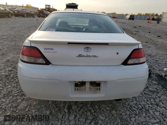 2000 Toyota Solara SE with VIN 2T1CF28PXYC361360, listed as a Copart auction lot 75816864 with 234,486 mi miles and Non Repairable. Bid and sale history available at DreamBid. Image 6.