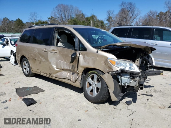 2011 Toyota Sienna LE AAS with VIN 5TDKK3DC3BS079625, listed as a Copart auction lot 50806285 with 174,449 mi miles and Salvage Title. Bid and sale history available at DreamBid. Image 4.