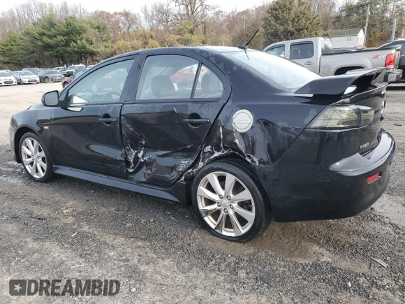 2014 Mitsubishi Lancer GT with VIN JA32U8FW1EU003673, listed as a Copart auction lot 80501874 with 172,214 mi miles and Salvage Title. Bid and sale history available at DreamBid. Image 2.