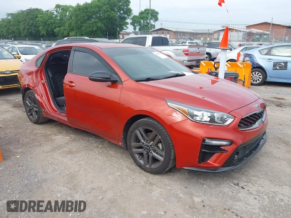2021 Kia Forte GT-Line z VIN 3KPF34AD7ME410270, wystawiony jako IAAI lot #42259704 z przebiegiem 65 310 mil mil oraz . Historia ofert i sprzedaży dostępna na DreamBid. Obrazek 1.
