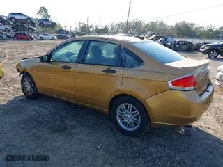 2009 Ford Focus SE with VIN 1FAHP35NX9W125740, listed as a IAAI auction lot 40605694 with 94,711 mi miles. Bid and sale history available at carsss.com. Image 3.