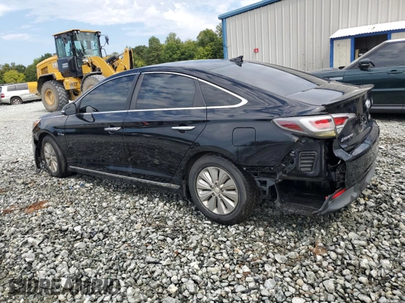 2017 Hyundai Sonata Hybrid SE with VIN KMHE24L14HA059503, listed as a Copart auction lot 67962073 with 97,379 mi miles. Bid and sale history available at carsss.com. Image 2.