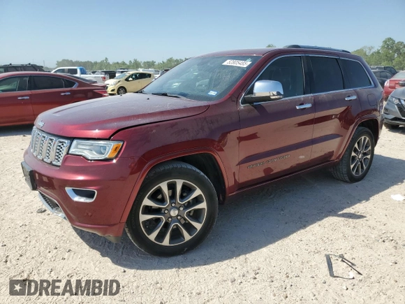 2018 Jeep Grand Cherokee High Altitude with VIN 1C4RJECG8JC172495, listed as a Copart auction lot 52805485 with 56,769 mi miles and Clean title. Bid and sale history available at DreamBid. Image 1.