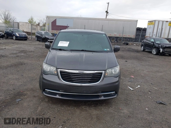 2015 Chrysler Town & Country S with VIN 2C4RC1HG7FR522449, listed as a IAAI auction lot 42021311 with 107,391 mi miles. Bid and sale history available at carsss.com. Image 12.