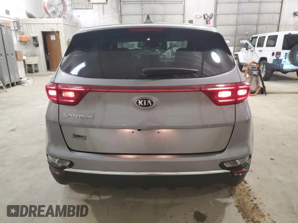 2022 Kia Sportage LX with VIN KNDPMCACXN7989162, listed as a Copart auction lot 51264965 with 20,239 mi miles and Salvage Title. Bid and sale history available at DreamBid. Image 6.
