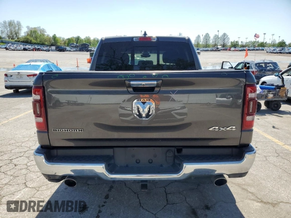 2020 Ram 1500 Big Horn с VIN 1C6SRFFT9LN364080, выставлен на аукционе Copart как лот 53562285 с пробегом 69 521 миль миль и Списание • Salvage title. История ставок и продаж доступна на DreamBid. Изображение 6.
