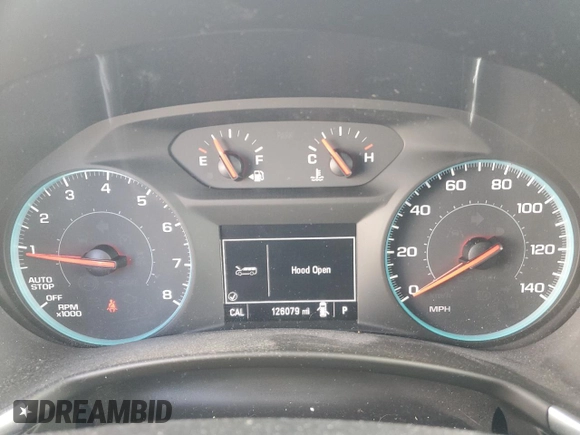 2018 Chevrolet Equinox LT with VIN 2GNAXSEV1J6242165, listed as a Copart auction lot 48318365 with 126,079 mi miles and Non Repairable. Bid and sale history available at carsss.com. Image 9.