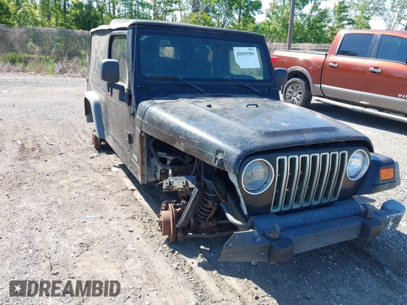 2005 Jeep Wrangler Unlimited with VIN 1J4FA44S25P385421, listed as a IAAI auction lot 42039381 with 1 mi miles. Bid and sale history available at carsss.com. Image 6.
