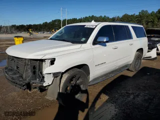 2017 Chevrolet Suburban Premier with VIN 1GNSCJKC9HR176136, listed as a Copart auction lot 80743794 with 190,313 mi miles and Salvage Title. Bid and sale history available at carsss.com. Image 1.