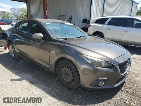 2014 Mazda 3 i Sport with VIN JM1BM1U7XE1184715, listed as a Copart auction lot 49257115 with 110,715 mi miles and Salvage Title. Bid and sale history available at DreamBid. Image 4.