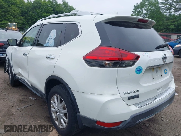 2017 Nissan Rogue SV with VIN KNMAT2MV7HP503606, listed as a IAAI auction lot 42417252 with 36,530 mi miles and . Bid and sale history available at DreamBid. Image 3.