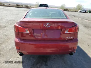 2013 Lexus IS 250 with VIN JTHCF5C20D5063323, listed as a Copart auction lot 50349985 with 92,610 mi miles and Salvage title. Bid and sale history available at DreamBid. Image 6.