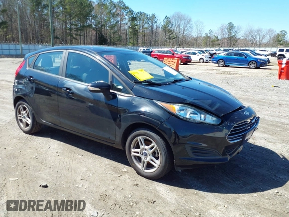 2017 Ford Fiesta SE with VIN 3FADP4EJ5HM164039, listed as a IAAI auction lot 41769636 with 56,778 mi miles. Bid and sale history available at carsss.com. Image 1.