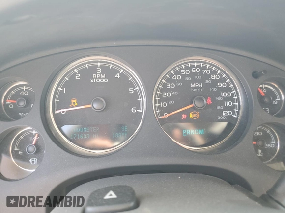 2013 Chevrolet Tahoe LT with VIN 1GNSCBE0XDR344268, listed as a Copart auction lot 62084475 with 171,603 mi miles and Salvage title. Bid and sale history available at DreamBid. Image 9.