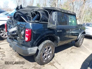 2024 Ford Bronco Big Bend with VIN 1FMDE7BH6RLA36930, listed as a IAAI auction lot 41729228 with 18,452 mi miles and . Bid and sale history available at DreamBid. Image 4.