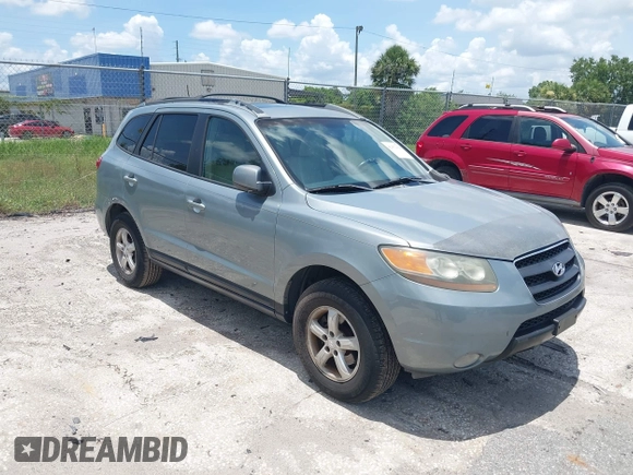 2007 Hyundai Santa Fe GLS with VIN 5NMSG13DX7H054182, listed as a IAAI auction lot 42472138 with 235,905 mi miles and . Bid and sale history available at DreamBid. Image 1.