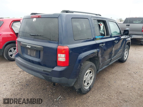 2015 Jeep Patriot Altitude Edition with VIN 1C4NJPBA3FD429099, listed as a IAAI auction lot 41902157 with 113,728 mi miles. Bid and sale history available at carsss.com. Image 4.