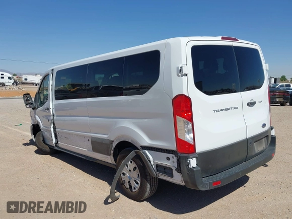 2023 Ford Transit Passenger XL with VIN 1FBAX2Y89PKA45043, listed as a IAAI auction lot 39253709 with 54,625 mi miles and . Bid and sale history available at DreamBid. Image 3.