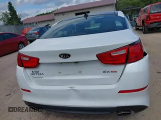 2015 Kia Optima EX with VIN 5XXGN4A77FG497218, listed as a IAAI auction lot 42464839 with 128,355 mi miles and . Bid and sale history available at DreamBid. Image 16.
