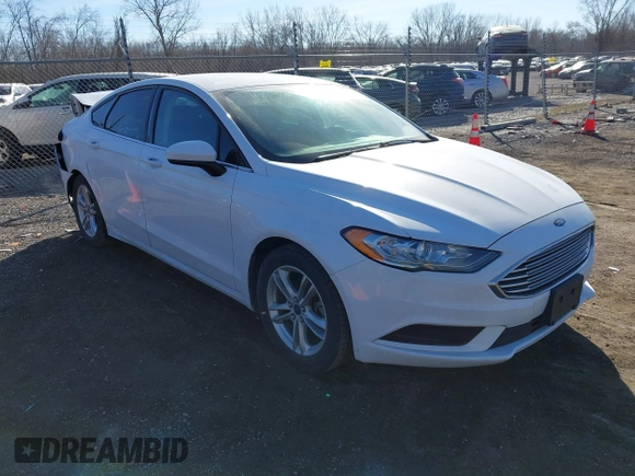 2018 Ford Fusion SE with VIN 3FA6P0H75JR171339, listed as a IAAI auction lot 41445890 with 76,731 mi miles. Bid and sale history available at carsss.com. Image 1.