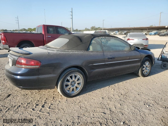 2004 Chrysler Sebring Limited with VIN 1C3EL65R24N103201, listed as a Copart auction lot 75028724 with 0 mi miles and Salvage Title. Bid and sale history available at carsss.com. Image 3.
