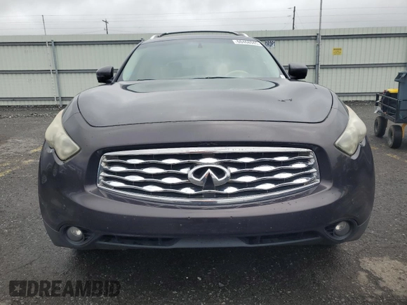 2011 Infiniti FX with VIN JN8AS1MW0BM142156, listed as a Copart auction lot 60468945 with Not provided miles and Salvage title. Bid and sale history available at DreamBid. Image 5.