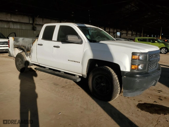 2015 Chevrolet Silverado 1500 LS with VIN 1GCRCPEHXFZ374674, listed as a Copart auction lot 44072925 with 129,829 mi miles and Salvage Title. Bid and sale history available at carsss.com. Image 4.