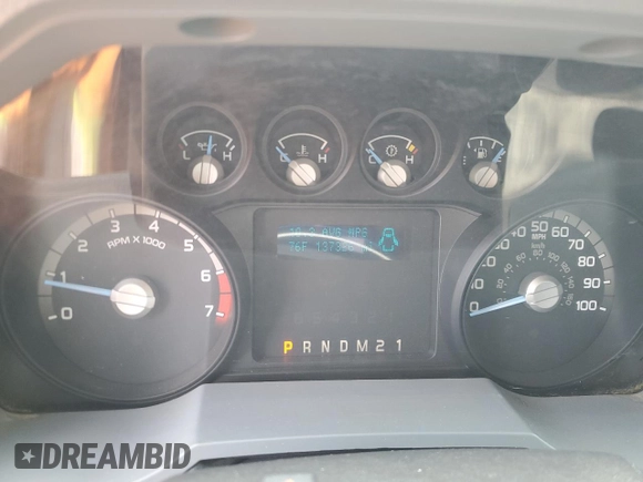 2012 Ford F-250 XL with VIN 1FT7X2B66CEB06354, listed as a Copart auction lot 58601795 with 137,326 mi miles and Salvage title. Bid and sale history available at DreamBid. Image 9.