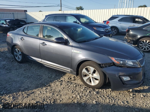 2015 Kia Optima Hybrid with VIN KNAGM4AD1F5079389, listed as a Copart auction lot 68497174 with 0 mi miles and Clean Title. Bid and sale history available at carsss.com. Image 4.