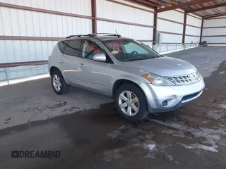 2007 Nissan Murano SL with VIN JN8AZ08T17W509518, listed as a IAAI auction lot 41272503 with 182,043 mi miles and . Bid and sale history available at carsss.com. Image 1.