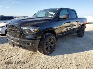 2023 Ram 1500 Tradesman with VIN 1C6SRFGT3PN695225, listed as a Copart auction lot 76837114 with Not provided miles and Non repairable. Bid and sale history available at DreamBid. Image 1.