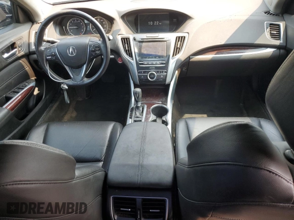 2015 Acura TLX with VIN 19UUB1F36FA023029, listed as a Copart auction lot 58912725 with 96,677 mi miles and Salvage title. Bid and sale history available at DreamBid. Image 8.