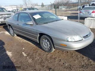 1999 Chevrolet Monte Carlo LS with VIN 2G1WW12M4X9183264, listed as a IAAI auction lot 41388935 with 135,826 mi miles. Bid and sale history available at carsss.com. Image 1.
