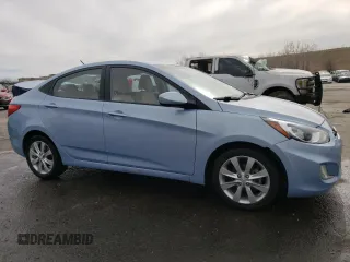 2012 Hyundai Accent GLS with VIN KMHCU4AE7CU138100, listed as a Copart auction lot 50828095 with 60,177 mi miles and Salvage Title. Bid and sale history available at carsss.com. Image 4.