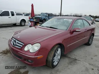 2008 Mercedes-Benz CLK-Class 3.5L with VIN WDBTJ56H48F248361, listed as a Copart auction lot 42920615 with 124,624 mi miles and Salvage Title. Bid and sale history available at carsss.com. Image 1.