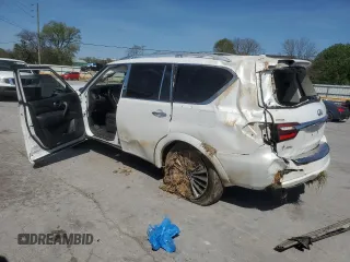 2020 Infiniti QX80 Luxe z VIN JN8AZ2NE2L9252153, wystawiony jako Copart lot #52533615 z przebiegiem 74 577 mil mil oraz Szkoda całkowita • Salvage title. Historia ofert i sprzedaży dostępna na DreamBid. Obrazek 2.