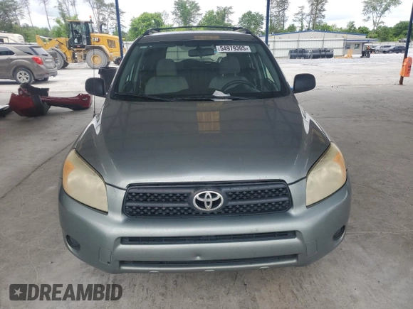 2007 Toyota RAV4 with VIN JTMZD33V476048578, listed as a Copart auction lot 54979305 with 283,997 mi miles and Clean Title. Bid and sale history available at carsss.com. Image 5.