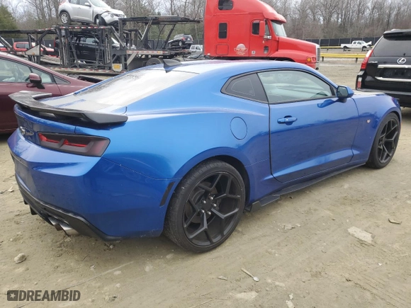 2017 Chevrolet Camaro 1LT with VIN 1G1FB1RS6H0156210, listed as a Copart auction lot 44733455 with 67,752 mi miles and Salvage Title. Bid and sale history available at carsss.com. Image 3.