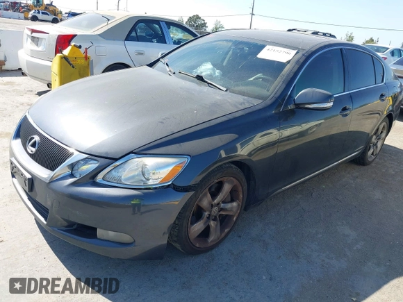 2008 Lexus GS 350 with VIN JTHBE96S280029226, listed as a IAAI auction lot 42152790 with 282,181 mi miles. Bid and sale history available at carsss.com. Image 2.