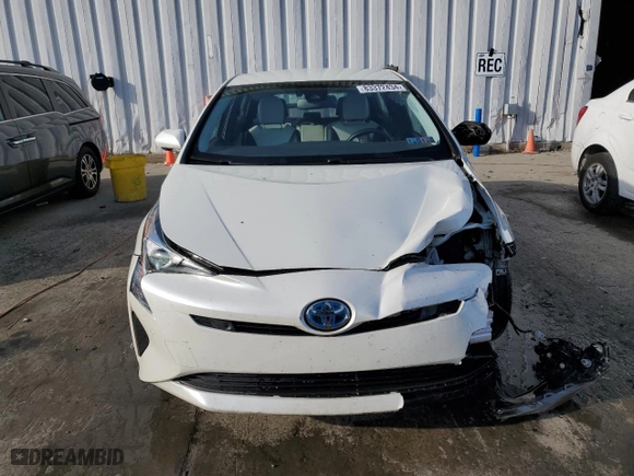 2018 Toyota Prius Two with VIN JTDKARFU2J3547341, listed as a Copart auction lot 83372434 with 56,334 mi miles and Salvage Title. Bid and sale history available at carsss.com. Image 5.