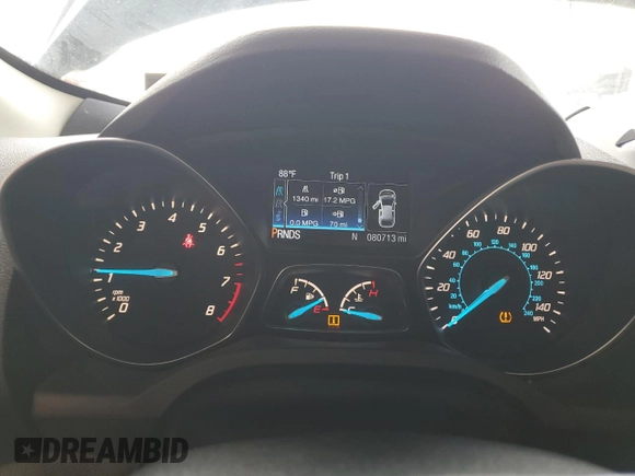2016 Ford Escape Titanium with VIN 1FMCU9J92GUA89930, listed as a Copart auction lot 64441475 with 80,713 mi miles and Salvage title. Bid and sale history available at DreamBid. Image 9.